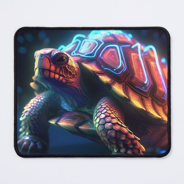 Item preview, Neon Tortoise designed and sold by ZombiOctopi.