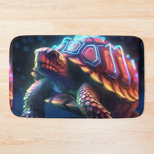 Item preview, Neon Tortoise  designed and sold by ZombiOctopi.