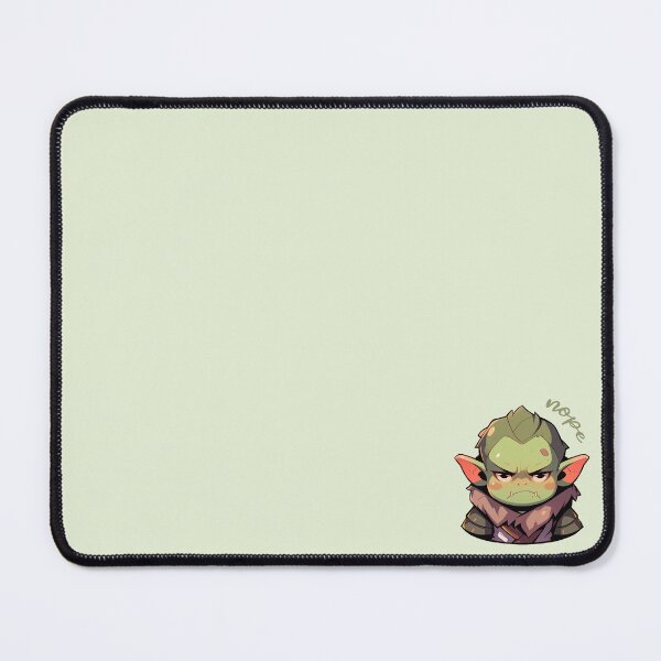Item preview, Cute Grumpy Orc Says Nope cuteAF designed and sold by CuteAFdesigns.