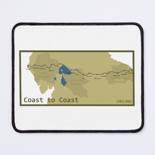 Item preview, Englands Coast to Coast Hiking Trail designed and sold by NWCC.