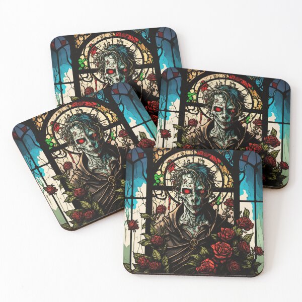 Item preview, Stained Glass Undead Priest designed and sold by Nightarcade.