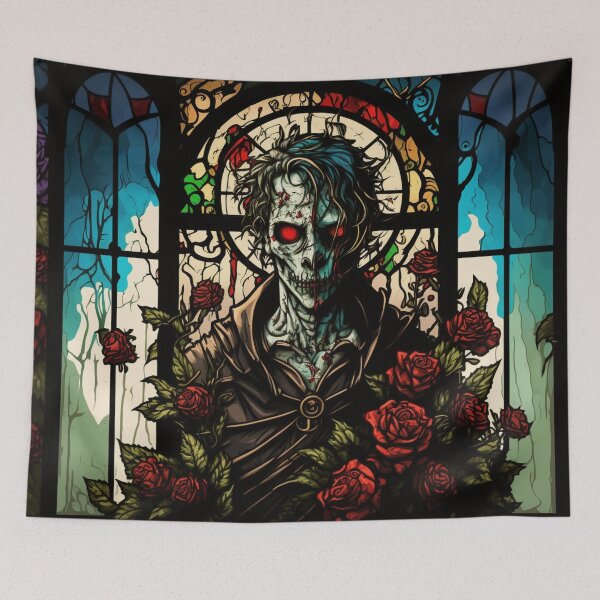 Item preview, Stained Glass Undead Priest designed and sold by Nightarcade.