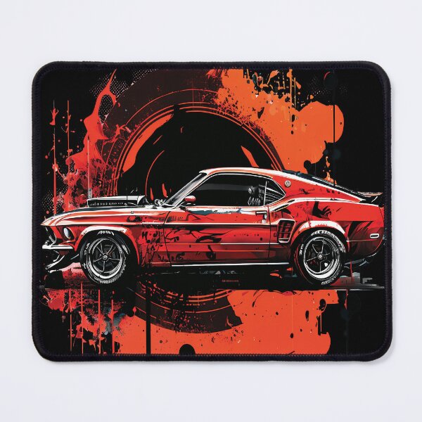 Item preview, Highly Collectible Muscle V8 Engine Car, 1969 designed and sold by MVDigitalArt.
