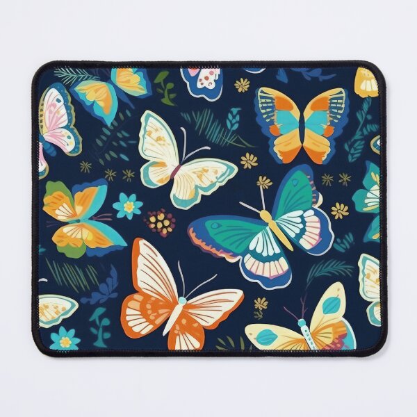 Item preview, Fluttering Abstractions: A Captivating Abstract Butterfly Pattern designed and sold by SpicyGraphicArt.
