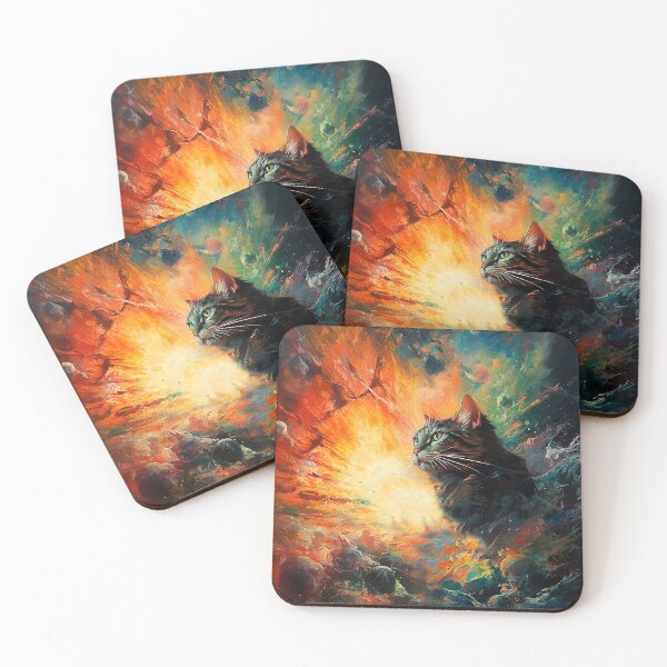 Item preview, Cosmic Cat: A Psychedelic Journey Through the Universe designed and sold by Casanova Originals.