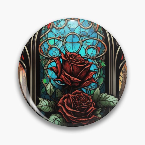 Item preview, Stained Glass Roses designed and sold by Nightarcade.
