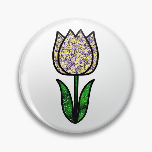 Item preview, Abstract Non-Binary Flower designed and sold by SilverFantasy.