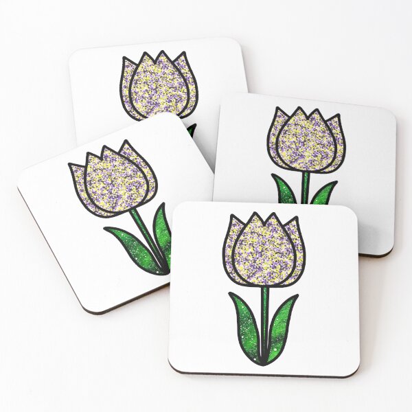 Item preview, Abstract Non-Binary Flower designed and sold by SilverFantasy.