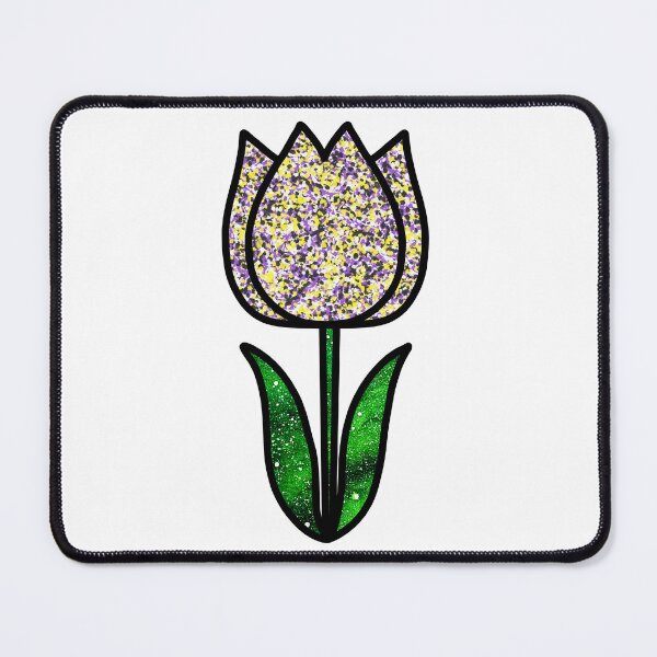 Item preview, Abstract Non-Binary Flower designed and sold by SilverFantasy.