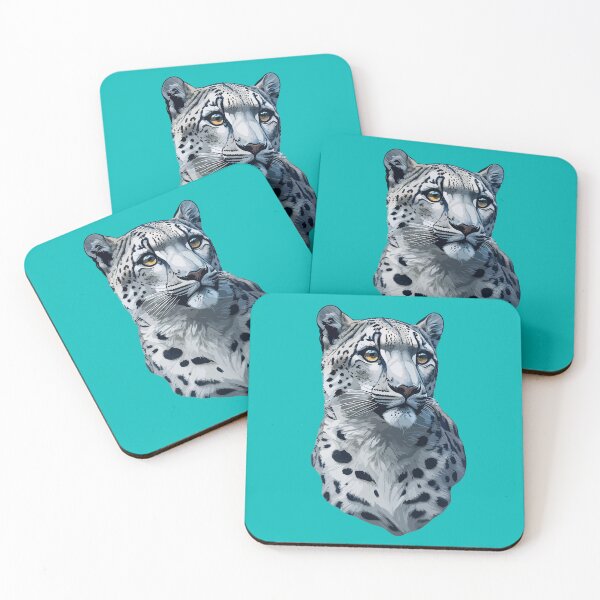 Item preview, snow leopard designed and sold by KOKOTART.