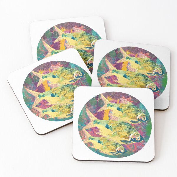 Item preview, Focus-Swim Move Forward Tinfoil Barb Fish Design  designed and sold by ginaisarty.
