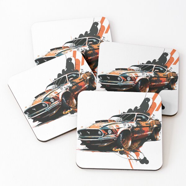 Item preview, Highly Collectible Race Car, V8 Engine, 1969 designed and sold by MVDigitalArt.