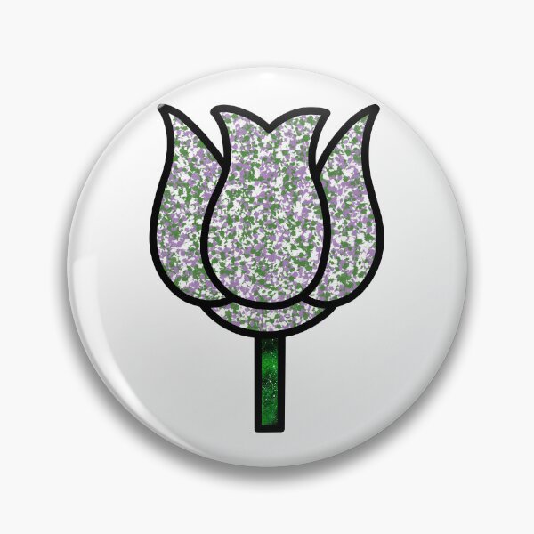 Item preview, Abstract Genderqueer Flower designed and sold by SilverFantasy.