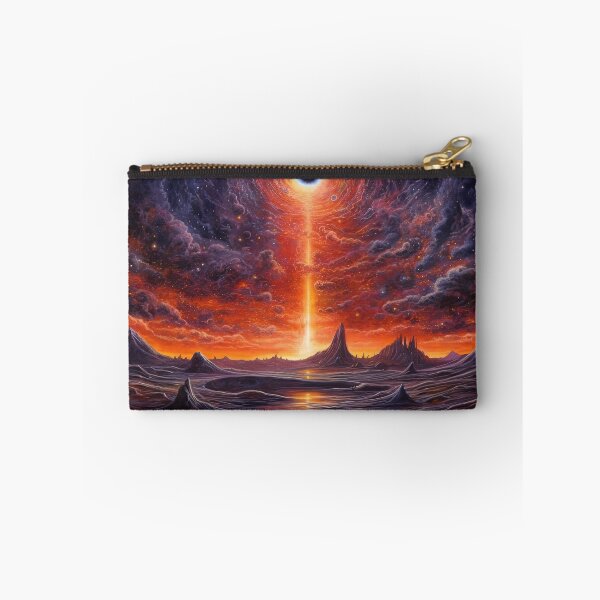 Item preview, Black Hole Atmospheric Digital Painting - Haunting Depiction of a Black Hole Preparing to Consume a Planet as Concerned Inhabitants Gaze On, Award Winning Designer - Very High Resolution designed and sold by CloudofKnowing.