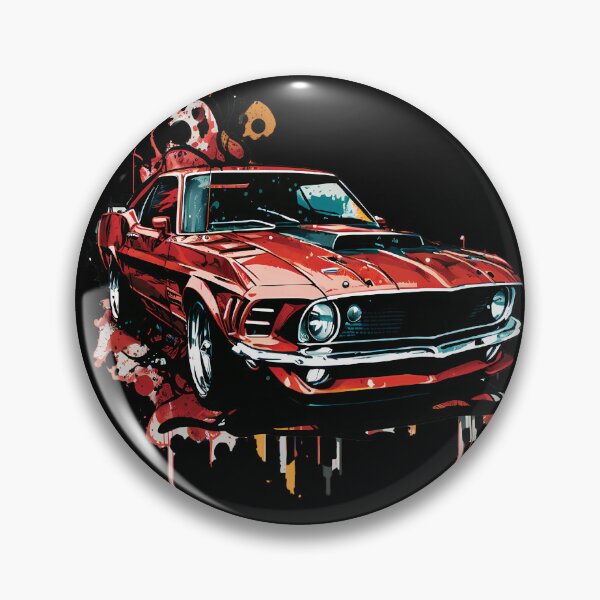 Item preview, Distinctive Car, V8 Engine, 1969 designed and sold by MVDigitalArt.