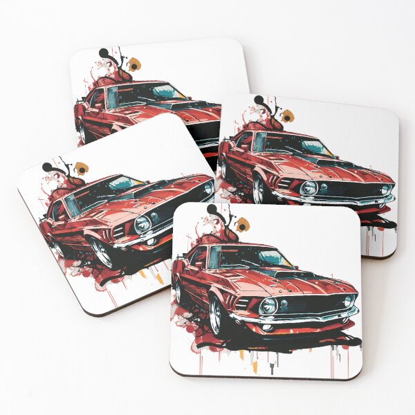 Item preview, Distinctive Car, V8 Engine, 1969 designed and sold by MVDigitalArt.