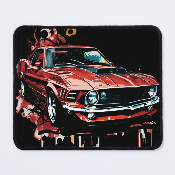 Item preview, Distinctive Car, V8 Engine, 1969 designed and sold by MVDigitalArt.