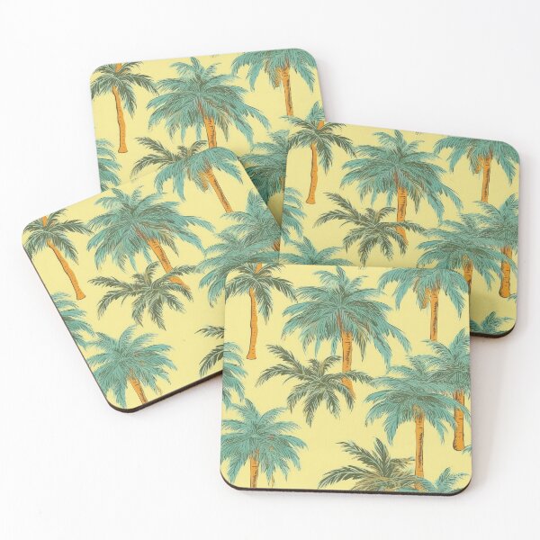 Item preview, Tropical Haven: A Serene Palm Trees Pattern designed and sold by SpicyGraphicArt.