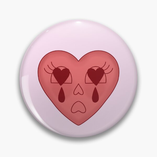 Item preview, Crying Valentine Heart | Tattoo Flash designed and sold by Bailee Barton.