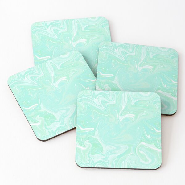 Item preview, Pastel Aqua Silk Marble - Digital Liquid Paint  designed and sold by GenAumonier.