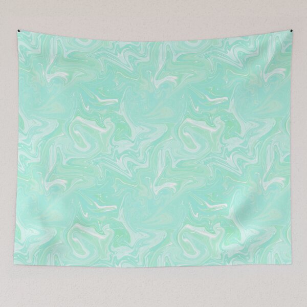 Item preview, Pastel Aqua Silk Marble - Digital Liquid Paint  designed and sold by GenAumonier.