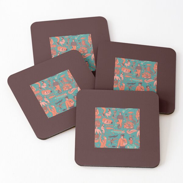Item preview, Delightful and whimsical hipster patterns designed and sold by WrapTherappy.