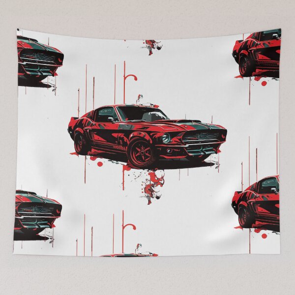 Item preview, Collectible V8 Engine Car, 1967 designed and sold by MVDigitalArt.