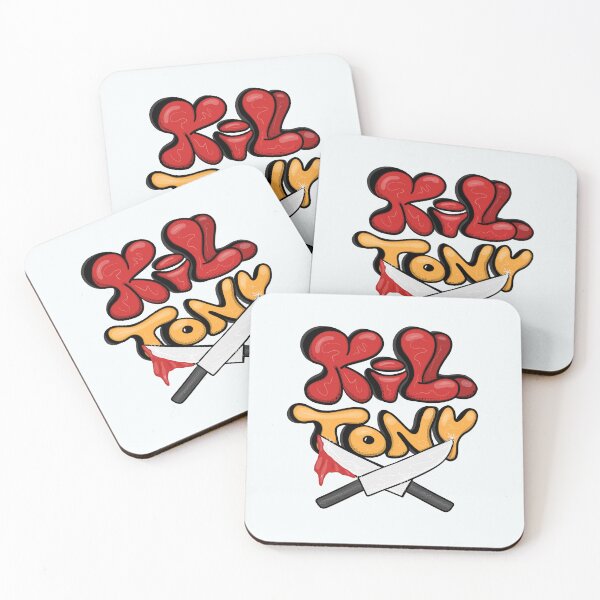 Item preview, Kill Tony Podcast Bubble Letter Logo With Knives designed and sold by Kill Tony Fan Designs.