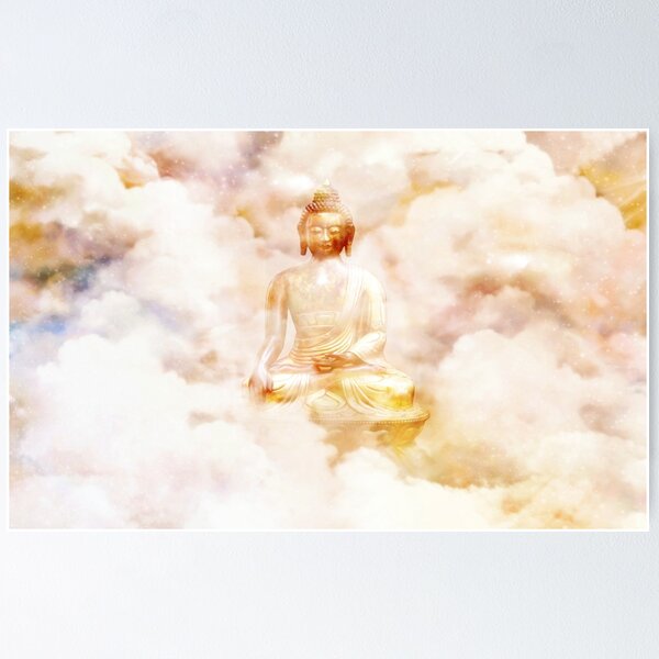 Buddha in the Clouds Poster