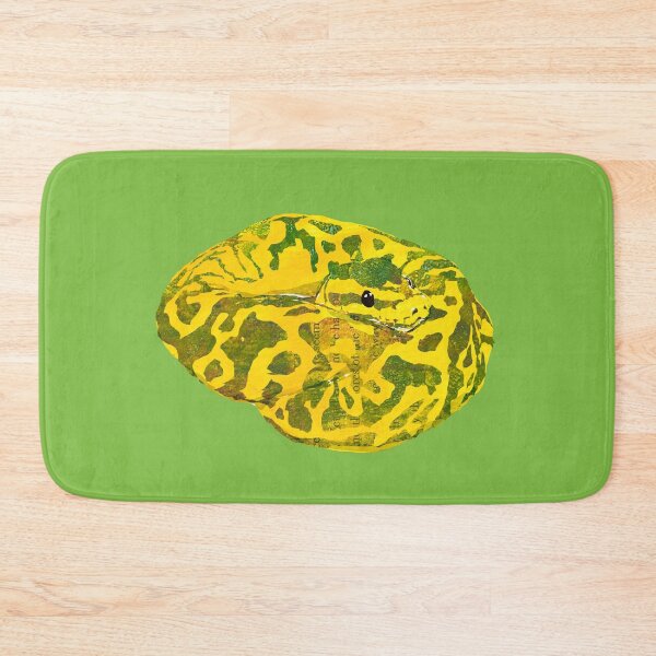 Item preview, Balled Up Yellow and Green BallPython Snake  designed and sold by ginaisarty.