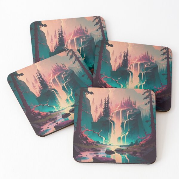 Item preview, Whispering Cascades designed and sold by TheDarkSheepCo.