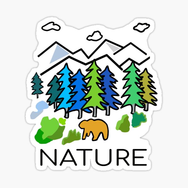 Nature Sticker for Sale by fernandobos