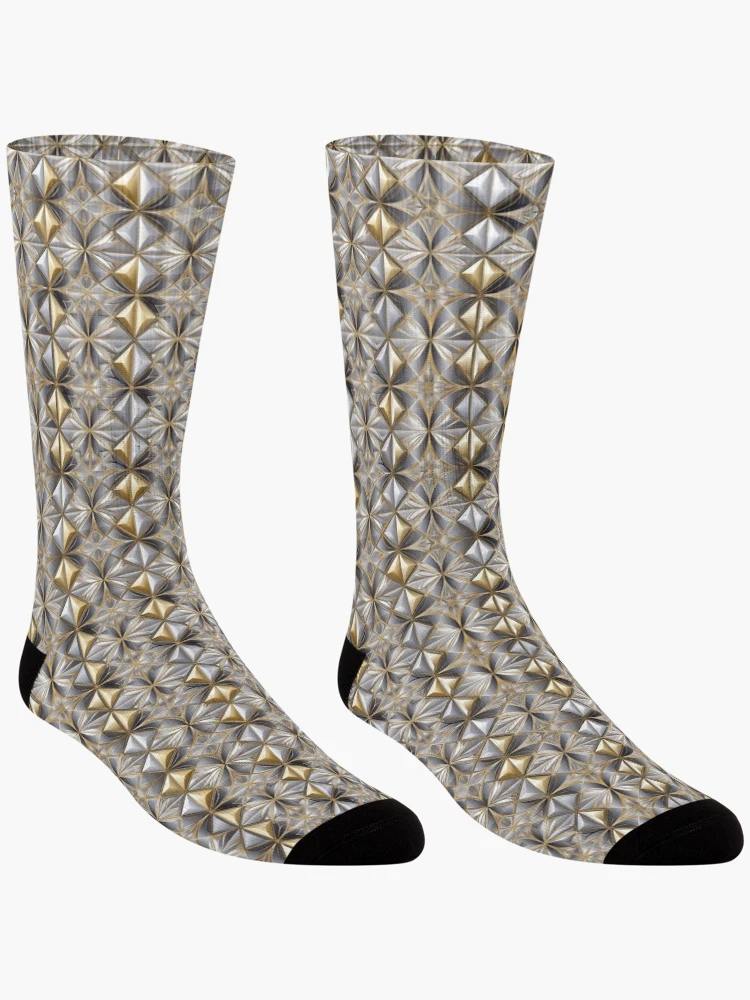 Thumbnail 3 of 5, Socks, Metallic #5 designed and sold by RaysThings.
