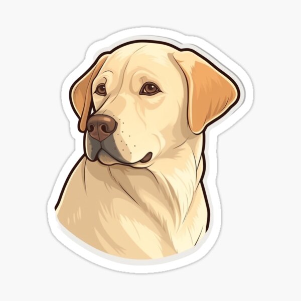 Item preview, Yellow Lab Portrait designed and sold by Media-DK.