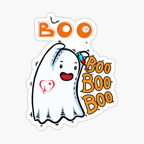 Item preview, Boo Boo Crew Funny Nurse Halloween Ghost T-Shirt designed and sold by SztylishDesigns.
