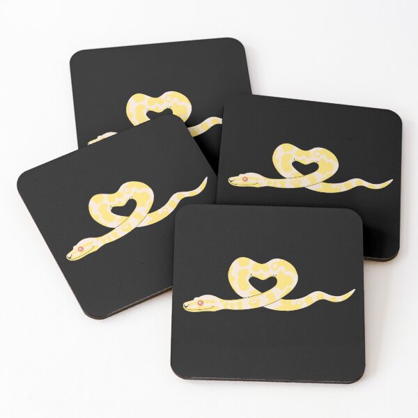 Item preview, Albino Ball Python Heart designed and sold by eternallygifted.
