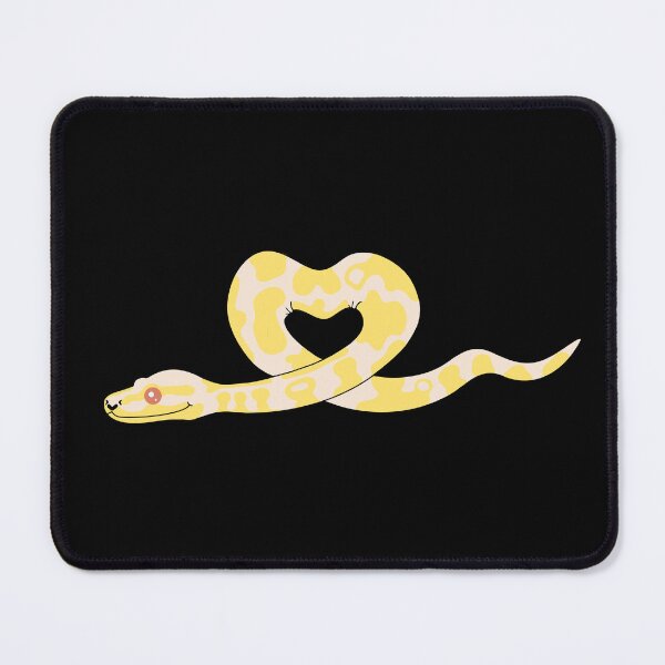 Item preview, Albino Ball Python Heart designed and sold by eternallygifted.