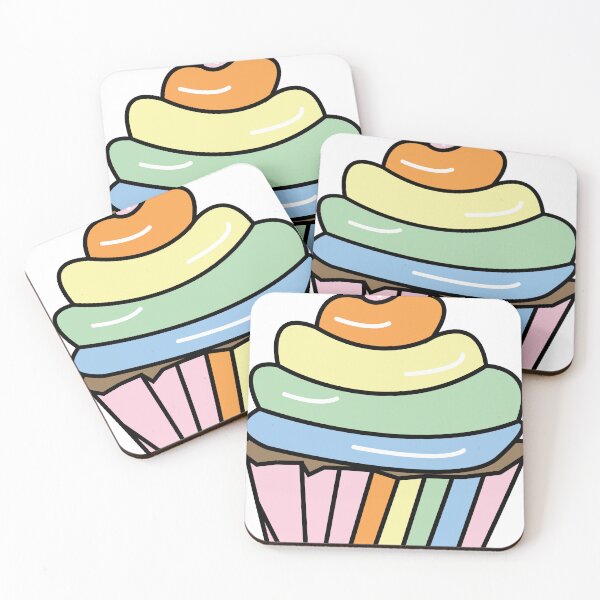 Item preview, Pride Pastel Cupcakes  designed and sold by madelynhatter.