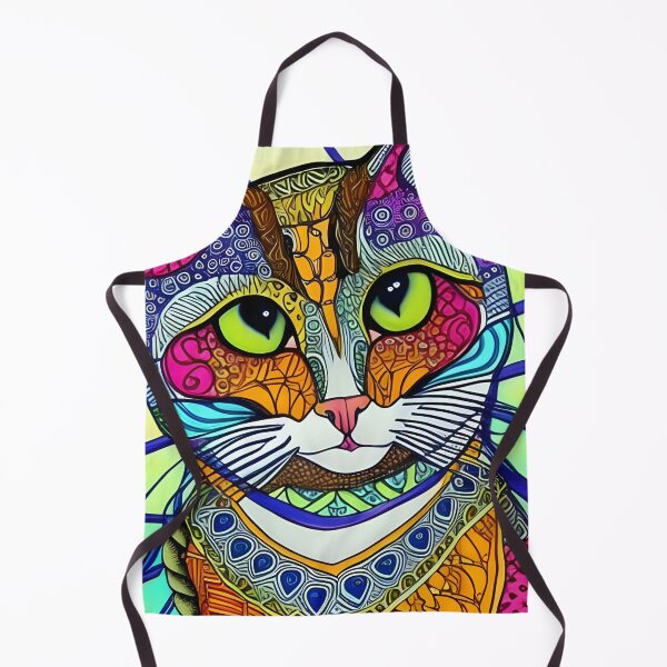 Item preview, Zantangle Zen Cat designed and sold by Pjay McConnell.