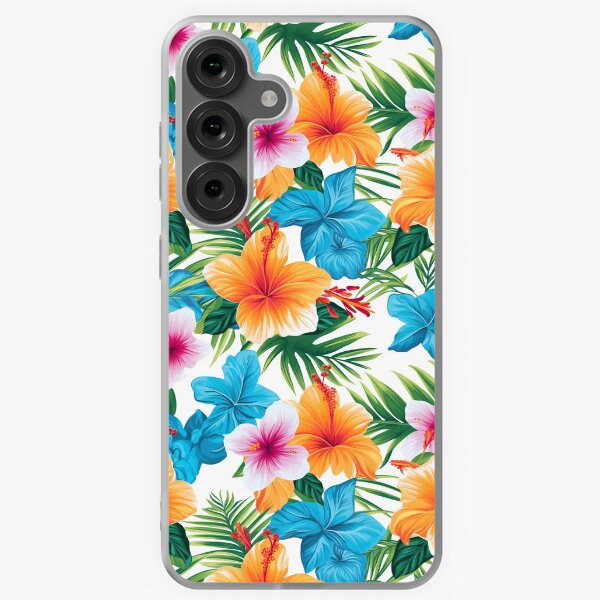 Aperçu de l'œuvre Motifs floraux hawaïens vibrants - Embrassez l'esprit d'Aloha ! créée et vendue par Designifying.