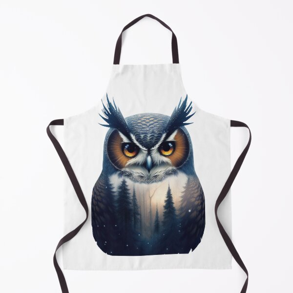 Item preview, double exposure of forest in owl designed and sold by Harmonysens.