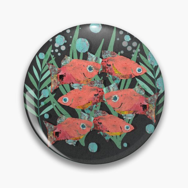 Item preview, School of Orange Platty Fish designed and sold by ginaisarty.