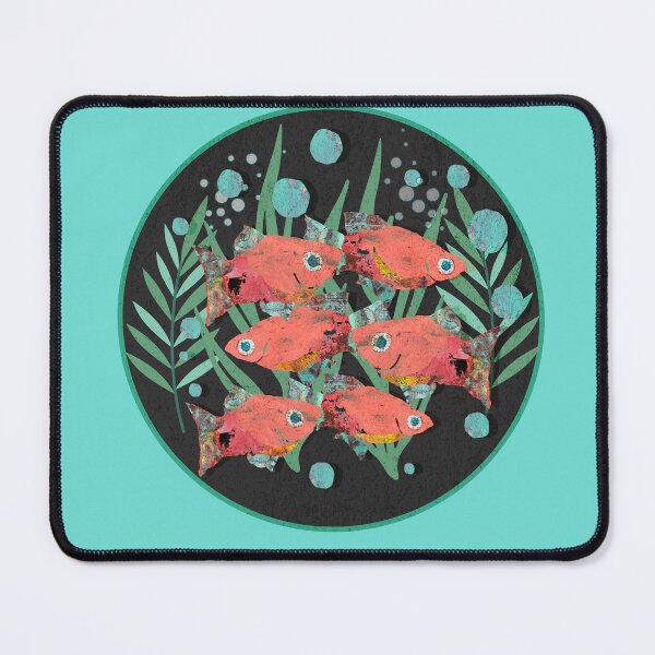 Item preview, School of Orange Platty Fish designed and sold by ginaisarty.