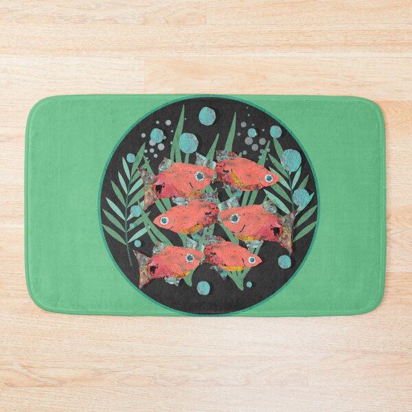Item preview, School of Orange Platty Fish designed and sold by ginaisarty.