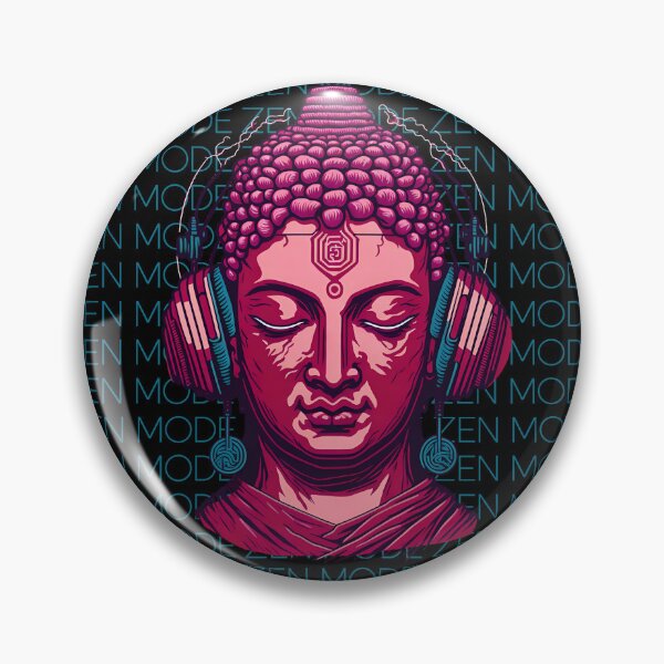 Item preview, Zen mode buddha, digital art. designed and sold by ZenStickConcept.