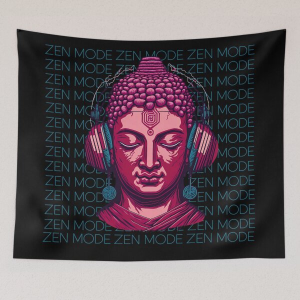 Item preview, Zen mode buddha, digital art. designed and sold by ZenStickConcept.