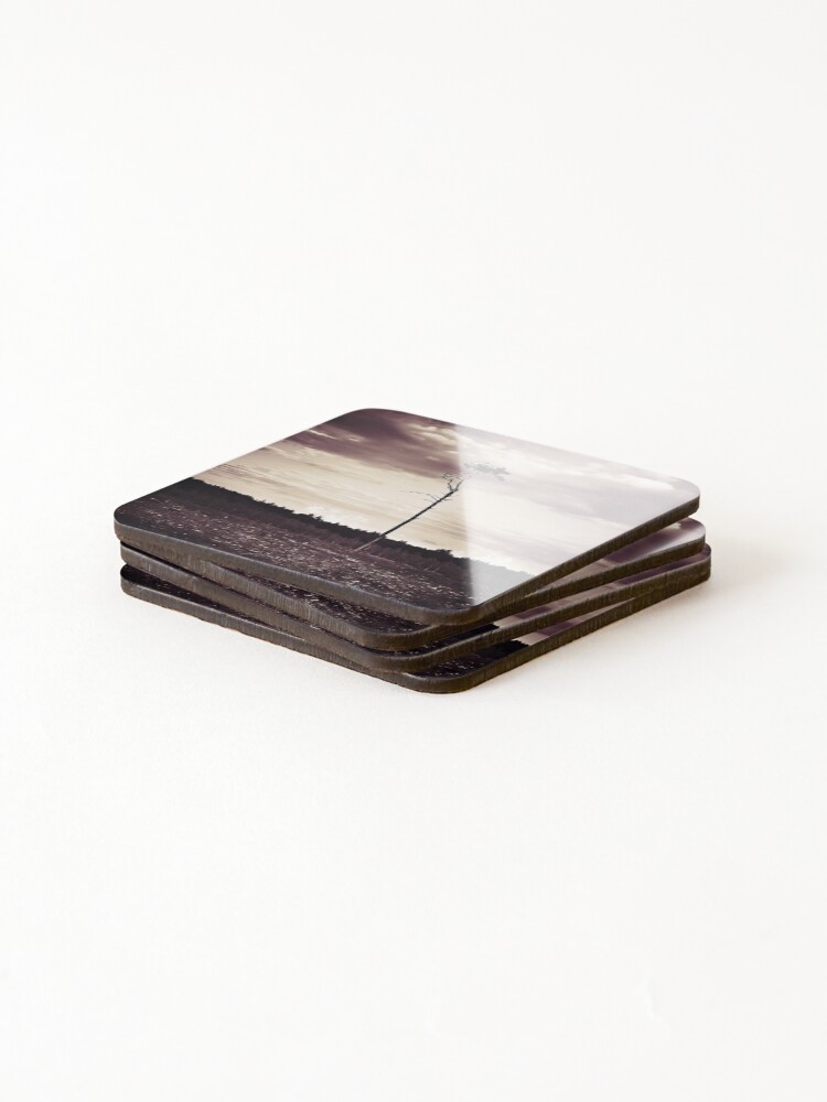 Thumbnail 4 of 5, Coasters (Set of 4), Solitude designed and sold by KetzDesign.