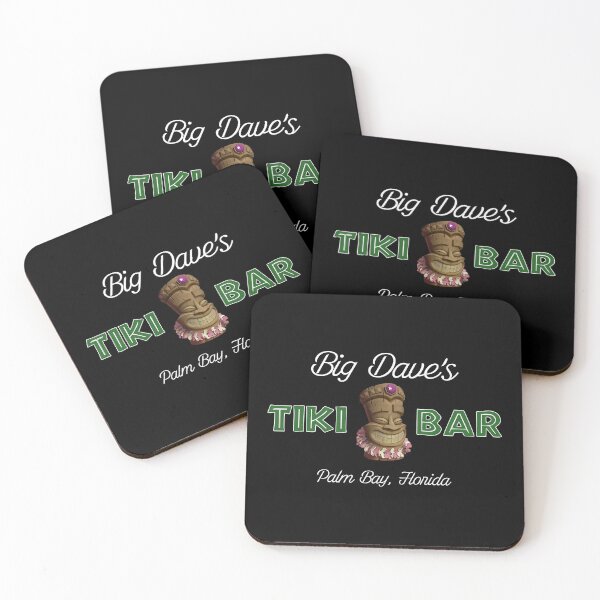 Item preview, Big Dave's Tiki Bar, Palm Bay, Florida - White Lettering designed and sold by David Vanderwyst.