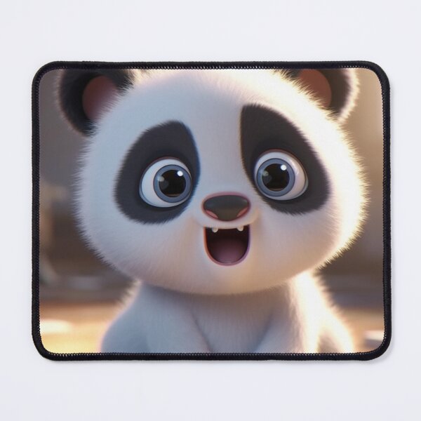 Item preview, white baby panda bear designed and sold by DigitalPixelize.
