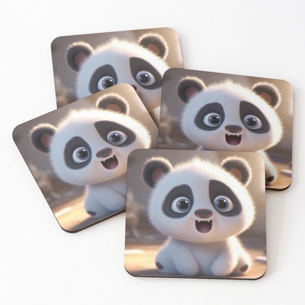 Item preview, white baby panda bear designed and sold by DigitalPixelize.